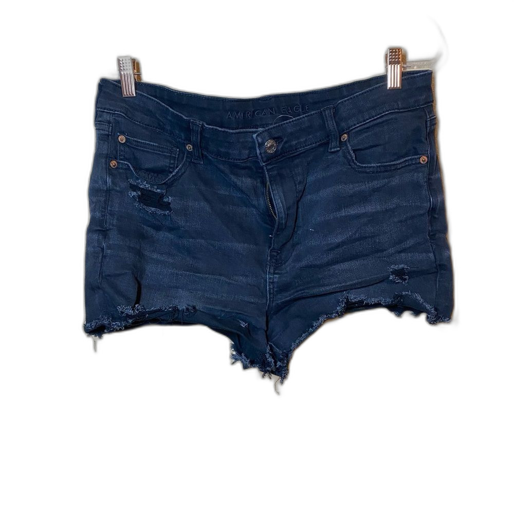 AMERICAN EAGLE AE Boyfriend Cutoff Denim Jean Shorts Size 14